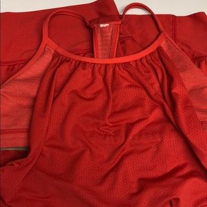 Lululemon Flow Top Sz 6 Red